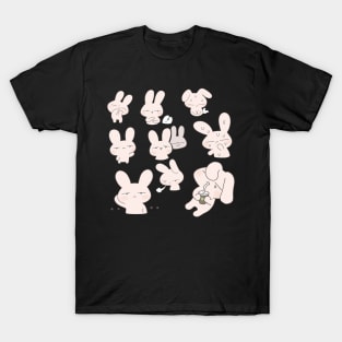 a cute rabbit character, cute, lovely, adorable, charming, sweet animal friends T-Shirt